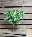 15" PVC Boxwood Bush