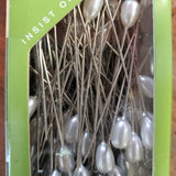 2.5" Teardrop Shape Pearl Corsage Pins (144 pcs)