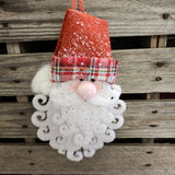 Fabric Santa Head Ornament