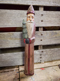 13" Plastic Santa