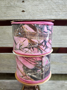 Camouflage pink 2.5" Ribbon