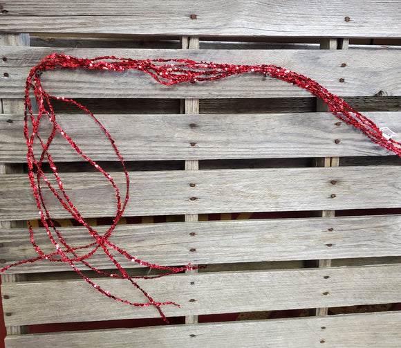 Red Sparkle Garland