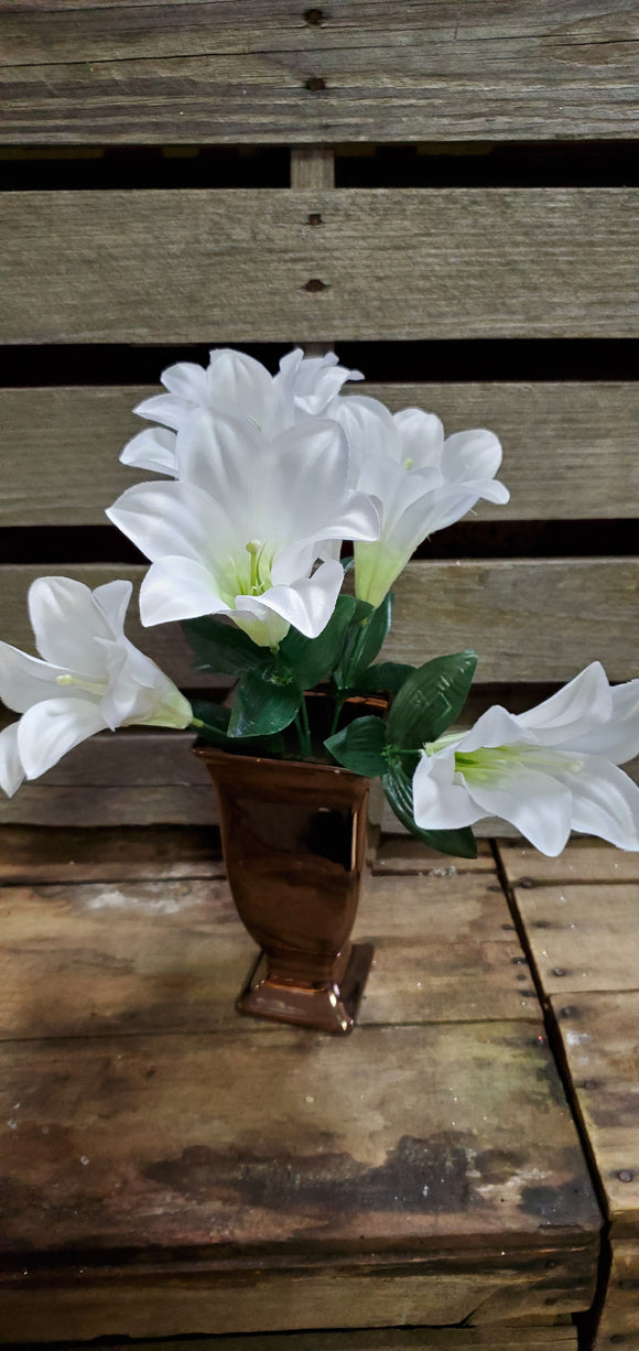 Easter Lily Bush Artifical