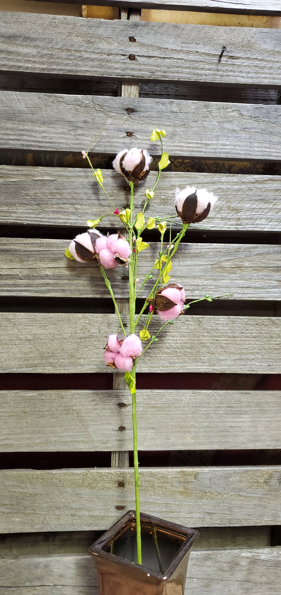 Colored Easter Cotton Stems