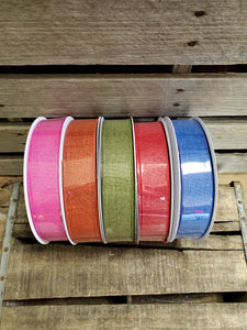 Linen Wired Ribbon 1.5” X 50 Yards