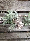 5' Flocked Arrifical Pine Garland