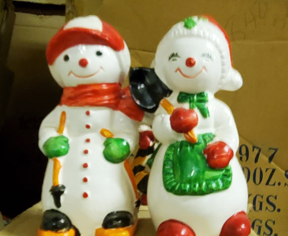 Ceramic snowman Set