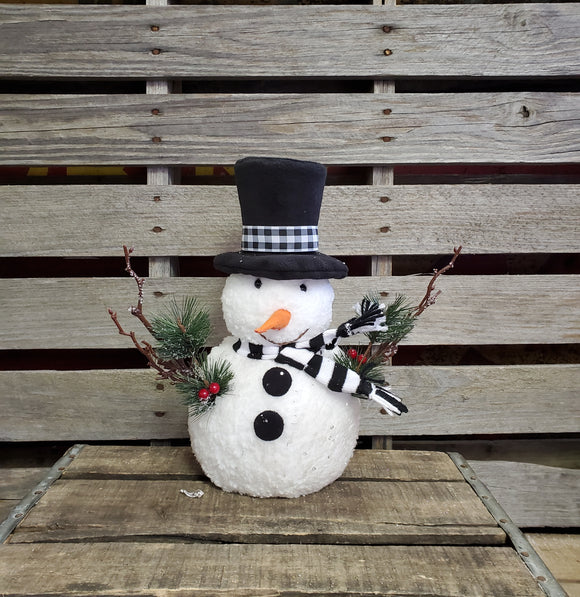 Styrofosm Snowman Decoration