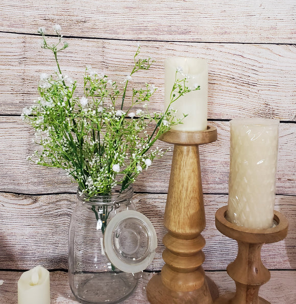 Plastic Babys Breath Bush