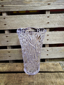 Plastic 9.75" Clear Vase