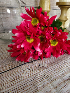 Gerber Daisy Silk Bush Hot Pink