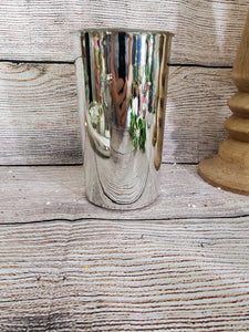 Silver Plastic Vase