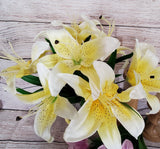 Large Lily Bush with 7 Heads