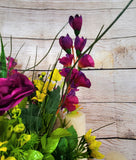 Mixed Large Silk Floral Bush