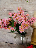 21" Hyacinth Bush x9 - White Hot Pink Light Pink