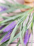 Plastic Lavender and Greenery Bush