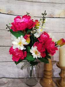 Mixed Silk Floral Bush