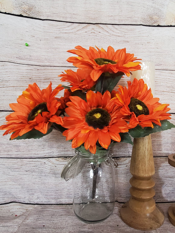 Large orange Sunflowers