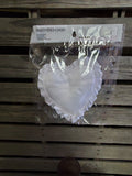 10" Satin Heart Pillow