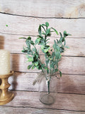 19" Light Green Plastic Greenery Bush