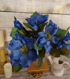 22" Magnolia Bush x5 Blue