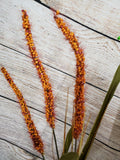 33" Faux Cattail Orange