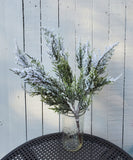 Flocked Christmas Greenery Bush