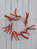 10" Wire Ring with Ties