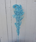 26" Glitter Tinsel Fern Stem