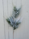 Flocked Long Needle Pine Stem