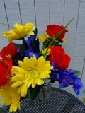 20" Rose Gerbera Hydrangea Bush