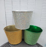 Glitter Metal Containet