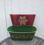 Metal Christmas Containers