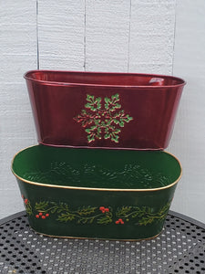 Metal Christmas Containers