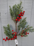 Mixed Pine and Berry Stem