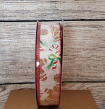 Satin Gingerbread 1.5" or 2.5" Ribbon 50 yd Roll