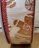 Satin Gingerbread 1.5" or 2.5" Ribbon 50 yd Roll