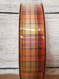 1.5" Fall Plaid 50yd Roll