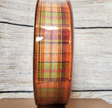 1.5" Fall Plaid 50yd Roll