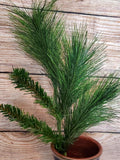 20" Faux Long Needle Pine Stem