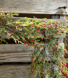 6' Foam Berry Garland