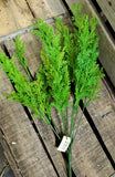 20" Plastic Greenery Bush