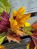 6' Fall Maple Leaf Garland