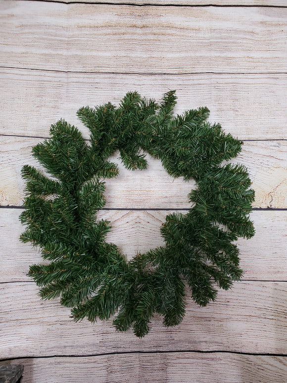 Short Needle Faux Pine Wreath 3 sizes