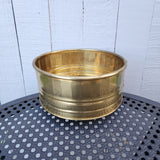 6.5" Brass Metal Container