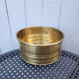 6.5" Brass Metal Container