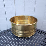 6.5" Brass Metal Container