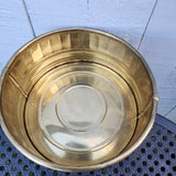 6.5" Brass Metal Container