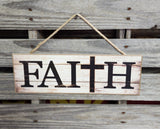 Wooden Faith Sign