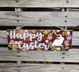 Wooden Happy Easter Sign